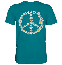 Laden Sie das Bild in den Galerie-Viewer, Peace Gänseblümchen Shirt Garten Gänseblumen Gärtner Motiv