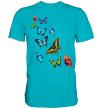 Laden Sie das Bild in den Galerie-Viewer, Bunte Farbenfrohe Schmetterlinge T-Shirt