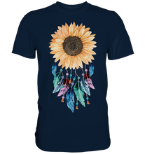 Laden Sie das Bild in den Galerie-Viewer, Traumfänger Sonnenblumen T-Shirt Gärtner Geschenk Garten