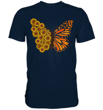 Laden Sie das Bild in den Galerie-Viewer, Sonnenblumen Schmetterling T-Shirt
