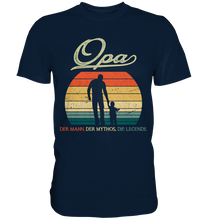 Laden Sie das Bild in den Galerie-Viewer, Opa Enkel Großvater Enkelkind Geschenk Vatertag T-Shirt