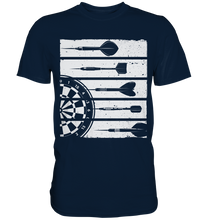 Laden Sie das Bild in den Galerie-Viewer, Retro Dartscheibe Dart Team Darts Pfeile T-Shirt