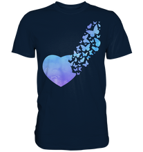 Laden Sie das Bild in den Galerie-Viewer, Buntes Frauen Schmetterling T-Shirt