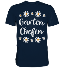 Laden Sie das Bild in den Galerie-Viewer, Garten Chefin Shirt Gänseblümchen Garten Frau Gärtnerin T-Shirt
