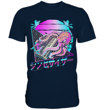 Laden Sie das Bild in den Galerie-Viewer, Synthesizer Octopus Vaporwave Kraken Modular Analog T-Shirt