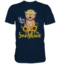 Laden Sie das Bild in den Galerie-Viewer, Katzenliebhaber Sonnenblumen Shirt Gärtner Katzen Geschenk Garten