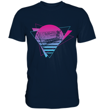 Laden Sie das Bild in den Galerie-Viewer, Modularer Synthesizer Analog Vaporwave Techno Cat T-Shirt