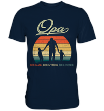 Laden Sie das Bild in den Galerie-Viewer, Opa Enkelkinder Großvater Geschenk Vatertag T-Shirt