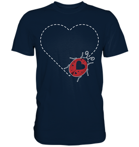 Marienkäfer Herz Insekten T-Shirt