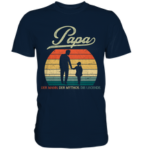 Laden Sie das Bild in den Galerie-Viewer, Papa Tochter Vater Geschenk Vatertag T-Shirt