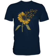 Laden Sie das Bild in den Galerie-Viewer, Schmetterlinge Sonnenblume T-Shirt