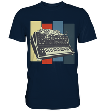 Laden Sie das Bild in den Galerie-Viewer, Modular Synthesizer Keyboard Vintage Analog Katze T-Shirt