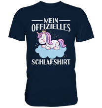 Laden Sie das Bild in den Galerie-Viewer, Offizielles Schlafshirt Nachthemd Schlafanzug Pyjama Einhorn T-Shirt