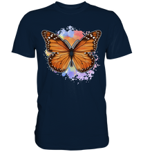 Laden Sie das Bild in den Galerie-Viewer, Bunter Schmetterling Monarchfalter T-Shirt