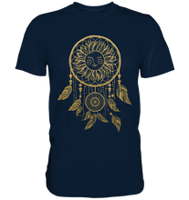 Laden Sie das Bild in den Galerie-Viewer, Traumfänger Sonnenblumen T-Shirt Garten Motiv Gärtner Geschenk