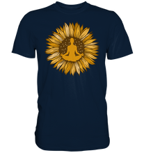 Laden Sie das Bild in den Galerie-Viewer, Yoga Sonnenblumen T-Shirt Gärtner Geschenk Garten Meditation