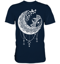Laden Sie das Bild in den Galerie-Viewer, Mond Sonne Frauen Schmetterling T-Shirt
