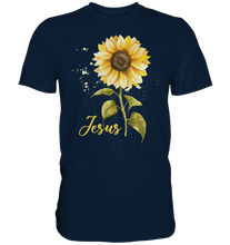 Laden Sie das Bild in den Galerie-Viewer, Jesus Sonnenblumen T-Shirt Christlicher Gärtner Geschenk Garten