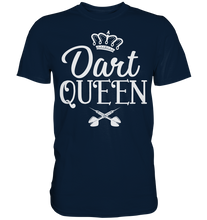 Laden Sie das Bild in den Galerie-Viewer, Dart Queen Frau Dartspielerin Darts T-Shirt