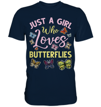 Laden Sie das Bild in den Galerie-Viewer, Mädchen Schmetterling T-Shirt