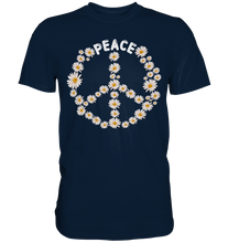 Laden Sie das Bild in den Galerie-Viewer, Peace Gänseblümchen Shirt Garten Gänseblumen Gärtner Motiv