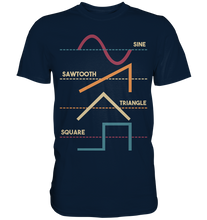 Laden Sie das Bild in den Galerie-Viewer, Modularer Synthesizer Analog Wellenform T-Shirt