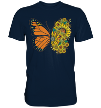 Laden Sie das Bild in den Galerie-Viewer, Sonnenblumen Schmetterling T-Shirt