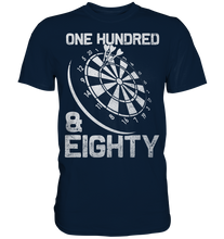 Laden Sie das Bild in den Galerie-Viewer, Darts 180 Triple 20 Dartscheibe einhundertachtzig T-Shirt