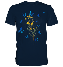 Laden Sie das Bild in den Galerie-Viewer, Blumen Schmetterlinge T-Shirt