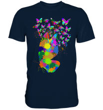 Laden Sie das Bild in den Galerie-Viewer, Bunte Schmetterlinge Splash T-Shirt
