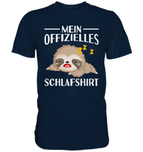Laden Sie das Bild in den Galerie-Viewer, Offizielles Schlafshirt Nachthemd Schlafanzug Pyjama Faultier T-Shirt