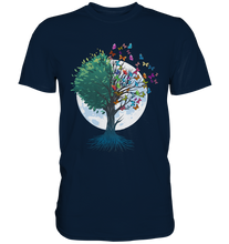 Laden Sie das Bild in den Galerie-Viewer, Natur Schmetterling Baum T-Shirt