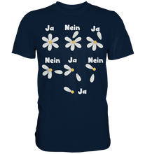 Laden Sie das Bild in den Galerie-Viewer, Gänseblümchen Shirt Ja Nein Spiel Garten Motiv Gärtner