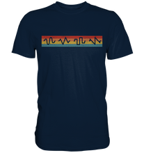 Laden Sie das Bild in den Galerie-Viewer, Synthesizer Audio Wellenform Synth Rave Analog T-Shirt