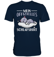 Laden Sie das Bild in den Galerie-Viewer, Offizielles Schlafshirt Nachthemd Schlafanzug Pyjama Schlafen Katze T-Shirt