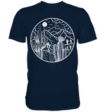 Laden Sie das Bild in den Galerie-Viewer, Kaktus Landschaft Sukkulenten Wüste T-Shirt