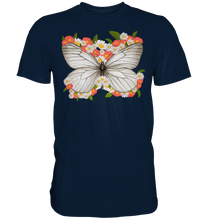 Laden Sie das Bild in den Galerie-Viewer, Frauen Blumen Schmetterling T-Shirt