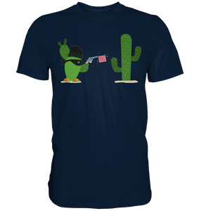 Kaktus Gangster T-Shirt Kakteen Sukkulenten Humor