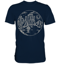 Laden Sie das Bild in den Galerie-Viewer, Kaktus Wüste Sukkulenten T-Shirt