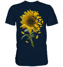 Laden Sie das Bild in den Galerie-Viewer, Schildkröten Sonnenblumen T-Shirt Garten Motiv Gärtner Geschenk