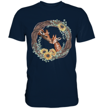 Laden Sie das Bild in den Galerie-Viewer, Giraffe Sonnenblumen T-Shirt Mama Tochter Geschenk