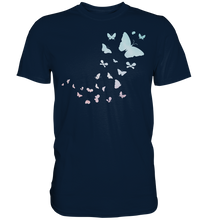 Laden Sie das Bild in den Galerie-Viewer, Frauen Pastel Bunte Schmetterlinge T-Shirt