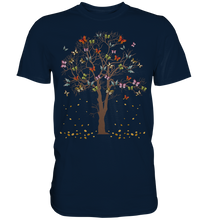 Laden Sie das Bild in den Galerie-Viewer, Frauen Schmetterling Baum T-Shirt