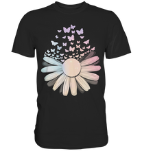 Laden Sie das Bild in den Galerie-Viewer, Gänseblume Frauen Schmetterling T-Shirt