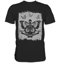 Laden Sie das Bild in den Galerie-Viewer, Skelett Schmetterling Insekten T-Shirt