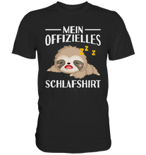 Laden Sie das Bild in den Galerie-Viewer, Offizielles Schlafshirt Nachthemd Schlafanzug Pyjama Faultier T-Shirt