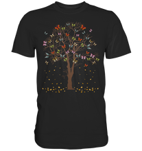 Laden Sie das Bild in den Galerie-Viewer, Frauen Schmetterlinge Baum T-Shirt