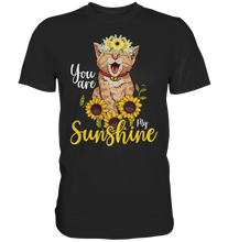 Laden Sie das Bild in den Galerie-Viewer, Katzenliebhaber Sonnenblumen Shirt Gärtner Katzen Geschenk Garten