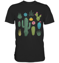 Laden Sie das Bild in den Galerie-Viewer, Kakteen T-Shirt Kaktus Sukkulenten Pflanzen