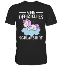 Laden Sie das Bild in den Galerie-Viewer, Offizielles Schlafshirt Nachthemd Schlafanzug Pyjama Einhorn T-Shirt